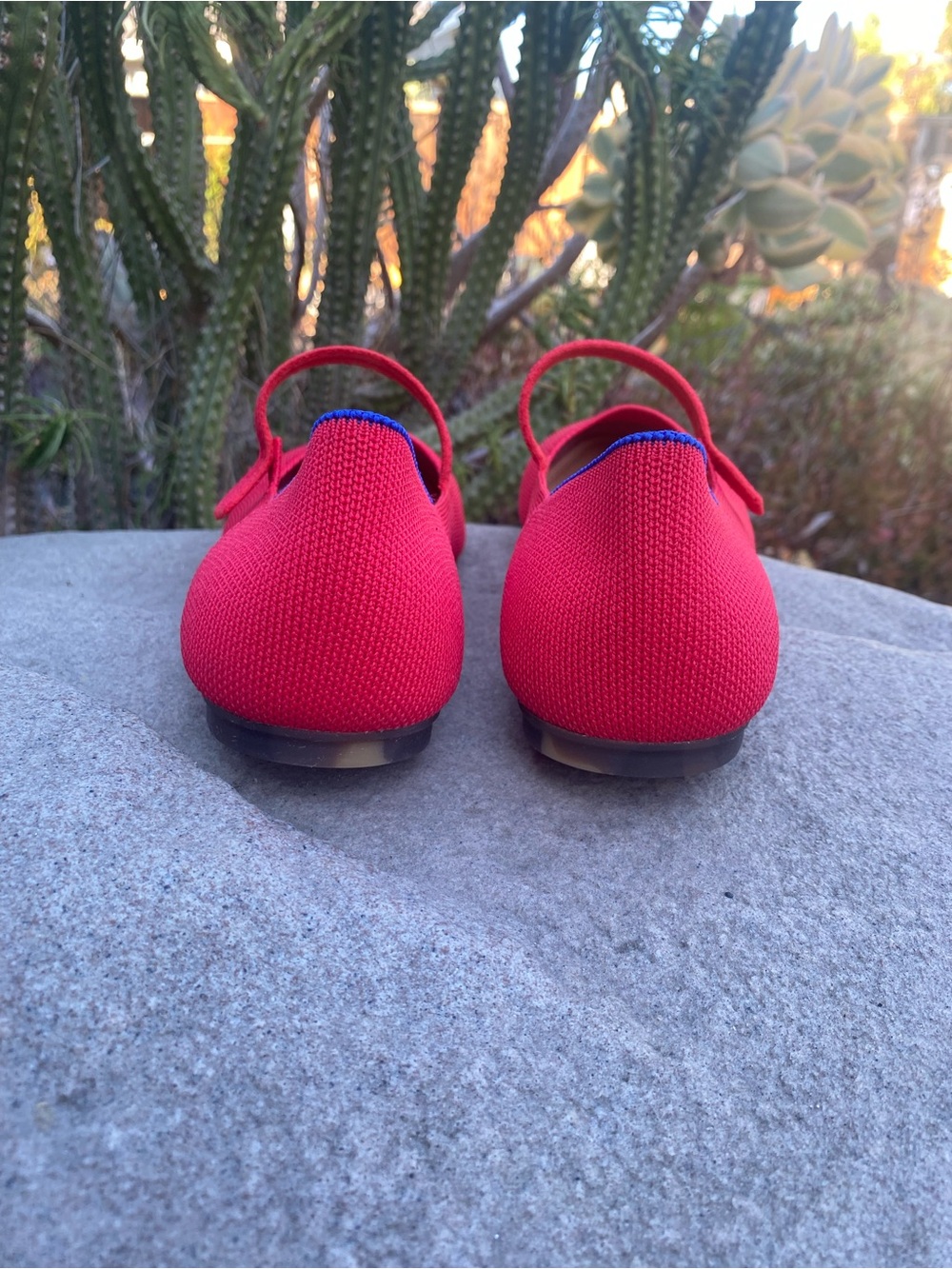 Rothy's The Max Square Mary Jane In Lollipop Red - Picture 10 of 16